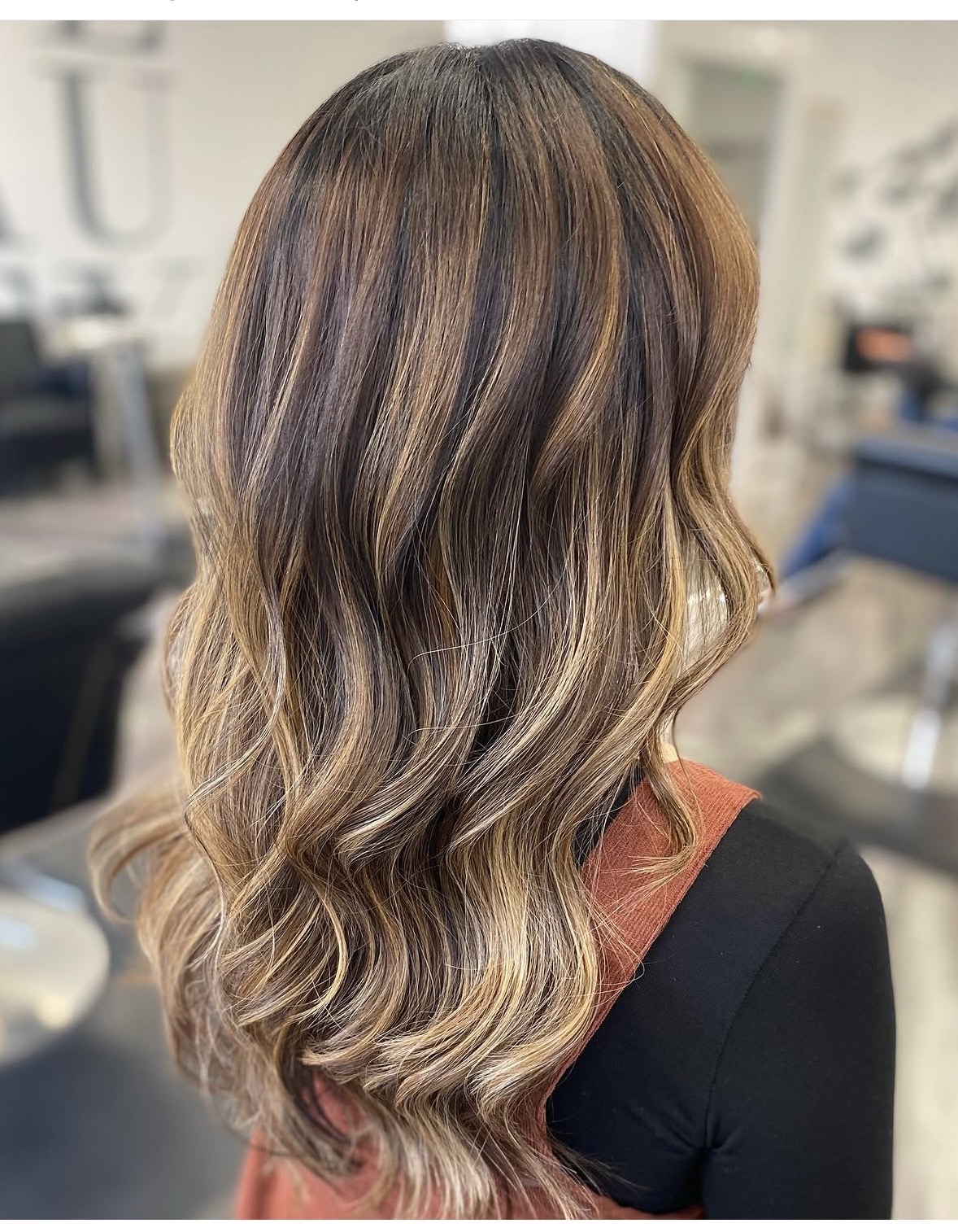 Brunette balayage